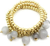 Bracciale Multifilo Sphere Da Donna Bracciale Con Perline Pendenti Moda/Donna/Gioielli/Bracciali Leclaf - Napoli, Commerciovirtuoso.it