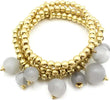 Bracciale Multifilo Sphere Da Donna Bracciale Con Perline Pendenti Moda/Donna/Gioielli/Bracciali Leclaf - Napoli, Commerciovirtuoso.it