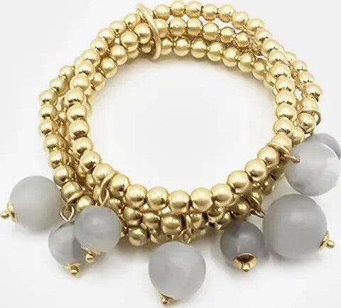 Bracciale Multifilo Sphere Da Donna Bracciale Con Perline Pendenti Moda/Donna/Gioielli/Bracciali Leclaf - Napoli, Commerciovirtuoso.it