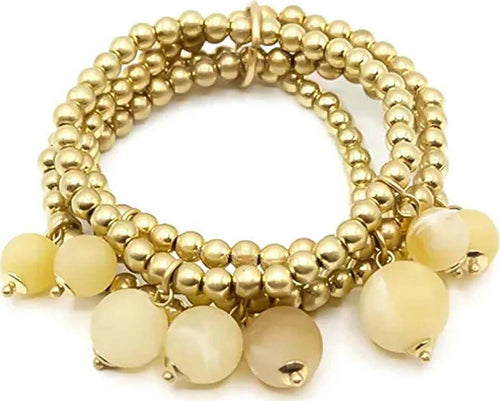 Bracciale Multifilo Sphere Da Donna Bracciale Con Perline Pendenti Moda/Donna/Gioielli/Bracciali Leclaf - Napoli, Commerciovirtuoso.it