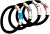 Bracciale neroazzurro, bracciale argento unisex