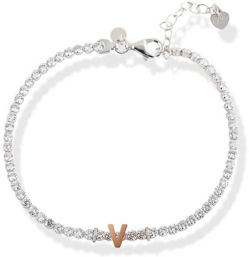 Bracciale Personalizzabile Donna Osa Jewels 5340 in Argento Rodiato 925