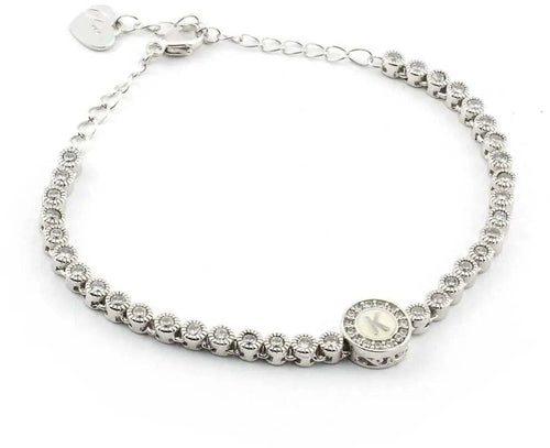 Bracciale Personalizzabile Donna Osa Jewels 7000 in Argento Rodiato 925 Regolabile
