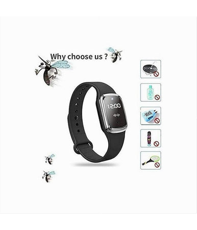 Bracciale Repellente Per Zanzare Ad Ultrasuoni Orologio Dispositivo Antizanzare