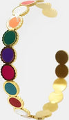 Bracciale Rigido Dots Da Donna Bracciale Multicolore Moda/Donna/Gioielli/Bracciali Leclaf - Napoli, Commerciovirtuoso.it