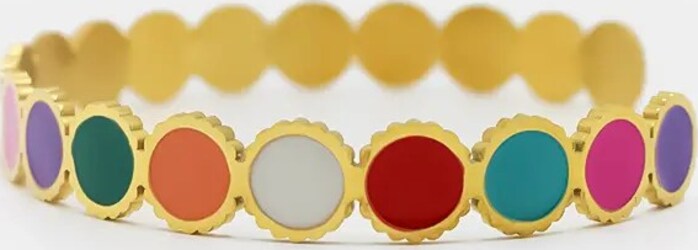 Bracciale Rigido Dots Da Donna Bracciale Multicolore Moda/Donna/Gioielli/Bracciali Leclaf - Napoli, Commerciovirtuoso.it