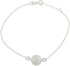 Bracciale sardo donna in argento maglia giunchiglio con centrale corbula