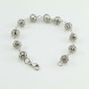 Bracciale sardo donna sfere bottone filigrana sarda in argento traforate