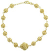 Bracciale Donna in Argento Dorato con Sfere in Filigrana Sarda – Gioiello Artigianale Sardeg