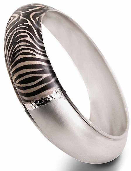 Bracciale schiava in argento smaltato