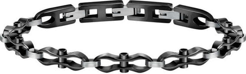 Bracciale-SECTOR-uomo-Energy-acciaio-nero---22-cm