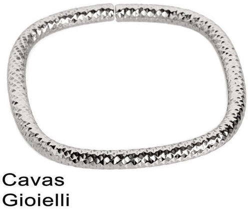 Bracciale tubo flessible in Argento 925/1000