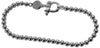 Bracciale unisex argento formato da tante palline