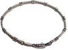 Bracciale uomo design geometrico in argento