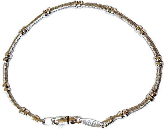 Bracciale uomo design geometrico in argento