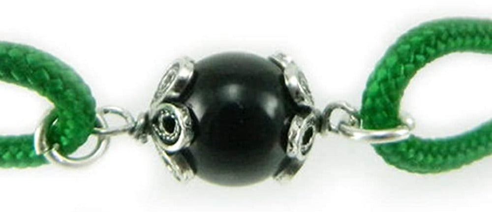 Karalbijoux Su coccu Sardo, collana onice nera e argento con filigrana Karalbijoux Su coccu Sardo, collana onice nera e argento con filigrana