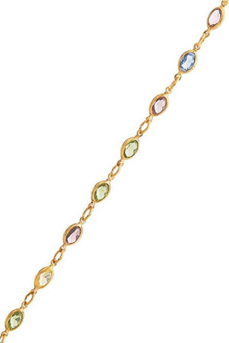 Bracciale Zirconium Oval Colors Gold Zirconite Goldfilled 14/20 Moda/Donna/Gioielli/Bracciali Scontolo.net - Potenza, Commerciovirtuoso.it