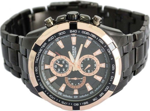Braccialetto Watch Quarzo Black Silver Curren 8023 Virile Impermeabile Moda/Uomo/Orologi/Orologi da polso Trade Shop italia - Napoli, Commerciovirtuoso.it