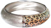 Bracciali argento e smalto ghepardo