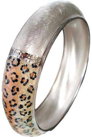 Bracciali argento e smalto ghepardo