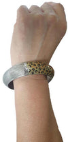 Bracciali argento e smalto ghepardo