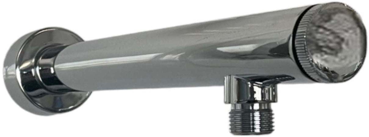 Braccio di sostegno doccia con filtro anti impurità da 40 cm, in ottone pesante