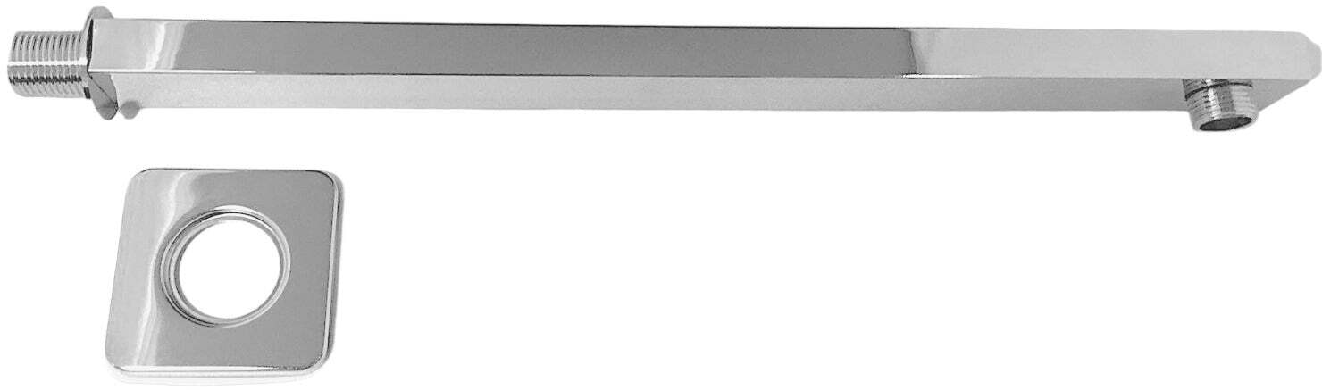 Braccio di sostegno rettangolare in ottone da 40 cm