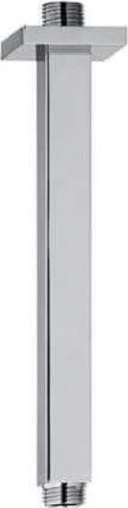 Braccio Doccia a Soffitto Design Cromato Squadrato per Soffione Doccia Fisso Attacchi Da 1/2 Pollice Made in Italy Casa e cucina/Bagno/Accessori per il bagno/Telefoni doccia Shopbagno.it - Roma, Commerciovirtuoso.it