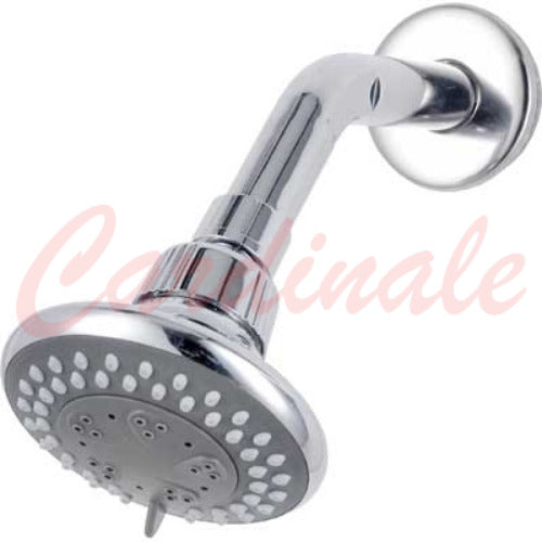 BRACCIO DOCCIA ALPINO CON SOFFIONE 3 GETTI ABS CROMO 1/2 IDEAL STAR