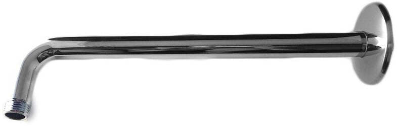 Braccio doccia in ottone cromato da 30 cm