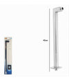 Braccio Doccia In Ottone Cromato Quadrato 40 Cm Per Soffione Bagno Rosone 59493