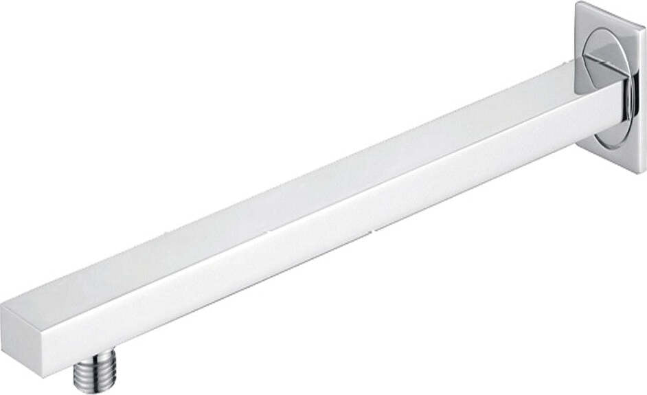 Naiture - Braccio doccia a forma di S, braccio di prolunga per soffione doccia a collo d'oca, lunghezza 48 cm, in ottone, finitura cromata Naiture - Braccio doccia a forma di S, braccio di prolunga per soffione doccia a collo d'oca, lunghezza 48 cm, in ottone, finitura cromata