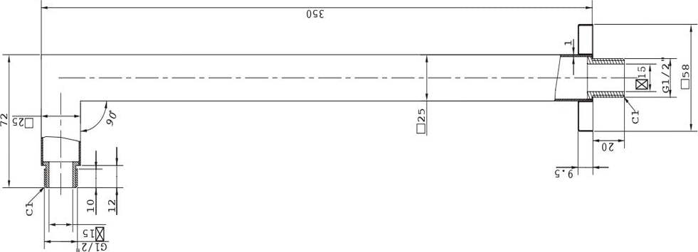 Braccio Doccia Ottone Cromato Prolunga Soffione Doccia Bagno Fisso Attacco Standard Fai da te/Attrezzature per cucine e bagni/Attrezzature per bagni/Docce e componenti doccia/Filtri supporti e soffioni doccia/Docce fisse Ogomondo - Martina Franca, Commerciovirtuoso.it