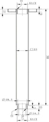 Braccio Doccia Ottone Cromato Prolunga Soffione Doccia Bagno Fisso Attacco Standard Fai da te/Attrezzature per cucine e bagni/Attrezzature per bagni/Docce e componenti doccia/Filtri supporti e soffioni doccia/Docce fisse Ogomondo - Martina Franca, Commerciovirtuoso.it