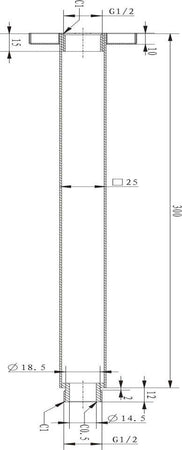 Braccio Doccia Ottone Cromato Prolunga Soffione Doccia Bagno Fisso Attacco Standard Fai da te/Attrezzature per cucine e bagni/Attrezzature per bagni/Docce e componenti doccia/Filtri supporti e soffioni doccia/Docce fisse Ogomondo - Martina Franca, Commerciovirtuoso.it