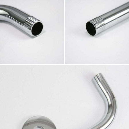 Braccio Doccia Ottone Cromato Prolunga Soffione Doccia Bagno Fisso Attacco Standard Fai da te/Attrezzature per cucine e bagni/Attrezzature per bagni/Docce e componenti doccia/Filtri supporti e soffioni doccia/Docce fisse Ogomondo - Martina Franca, Commerciovirtuoso.it