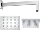 Braccio Doccia Ottone Cromato + Soffione Doccia Rettangolare Acciaio Inox 200x300x2 Mm Spessore Fai da te/Attrezzature per cucine e bagni/Attrezzature per bagni/Docce e componenti doccia/Filtri supporti e soffioni doccia/Docce fisse Ogomondo - Martina Franca, Commerciovirtuoso.it