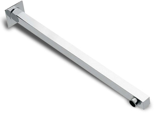 Braccio doccia quadrato da 40 cm in ottone