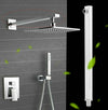 Braccio Per Soffione Doccia Quadrato In Ottone Cromato Completo Di Rosone 30cm Casa, arredamento e bricolage > Soffioni Doccia Trade Shop italia - Napoli, Commerciovirtuoso.it