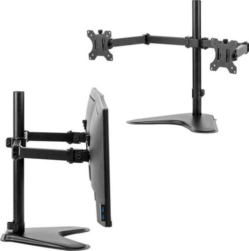 Braccio porta monitor Doppio Freestanding - Fellowes Elettronica/Informatica/Accessori/Accessori per Monitor/Supporti Eurocartuccia - Pavullo, Commerciovirtuoso.it