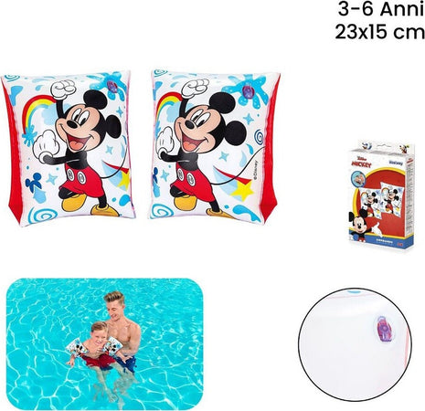 Braccioli Topolino Mickey E Gli Amici Del Rally 23x15cm Bambini 3-6 Anni 91002 Giochi e giocattoli/Sport e giochi all'aperto/Giochi aquatici e piscine per bambini/Canotti e gonfiabili galleggianti Trade Shop italia - Napoli, Commerciovirtuoso.it
