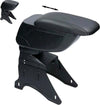 Bracciolo-Universale-Portaoggetti-Auto-Simil-Pelle-Nero-Apribile-e-Ribaltabile