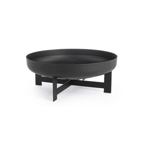 Braciere basso da Giardino Efesto in acciaio verniciato decorazione moderna