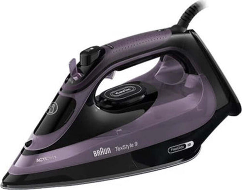 BRAUN,-TexStyle-9-SI-9661-Viola,-Ferro-da-Stiro-a-Vapore,-3100W,-iCare,-ActiClean