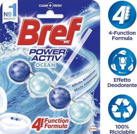 Bref Bref WC Power Activ Oceano Detergente WC, Pulizia e Freschezza formato Scorta da 10 confezioni Casa e cucina/Detergenti e prodotti per la pulizia/Detergenti per la casa/Detergenti per WC Scontolo.net - Potenza, Commerciovirtuoso.it