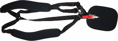 Bretella professionale per decespugliatore regolabile con protezione