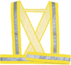 Bretelle Alta Visibilità Giallo Fasce Riflettenti Cantiere Geometra Tecnico