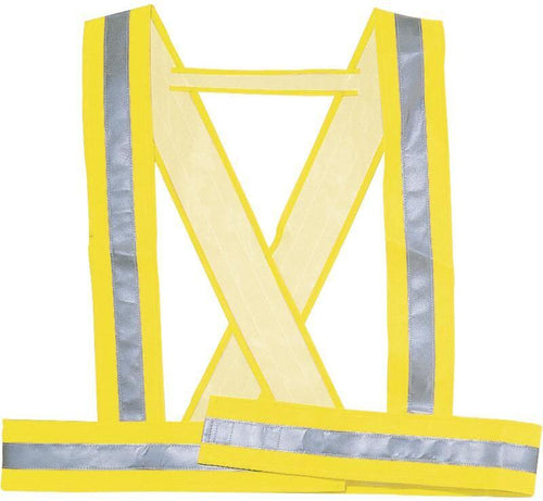 Bretelle Alta Visibilità Giallo Fasce Riflettenti Cantiere Geometra Tecnico