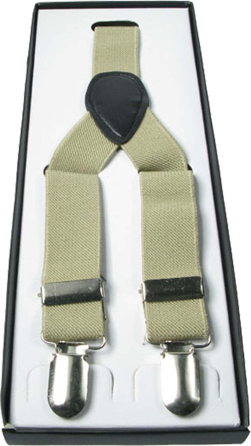 Bretelle Beige Uomo Donna Con Clip Unisex Elasticizzate Regolabili Braces Moda/Uomo/Accessori/Bretelle Trade Shop italia - Napoli, Commerciovirtuoso.it