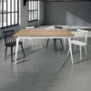 BRIAN---tavolo-da-pranzo-moderno-allungabile-in-abete-spazzolato-85x140/190-Bianco-Milani-Home